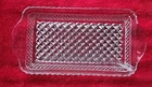 Anchor Hocking Wexford Relish Tray 1960's Vintage Pressed Glass 10" x 5" EUC!