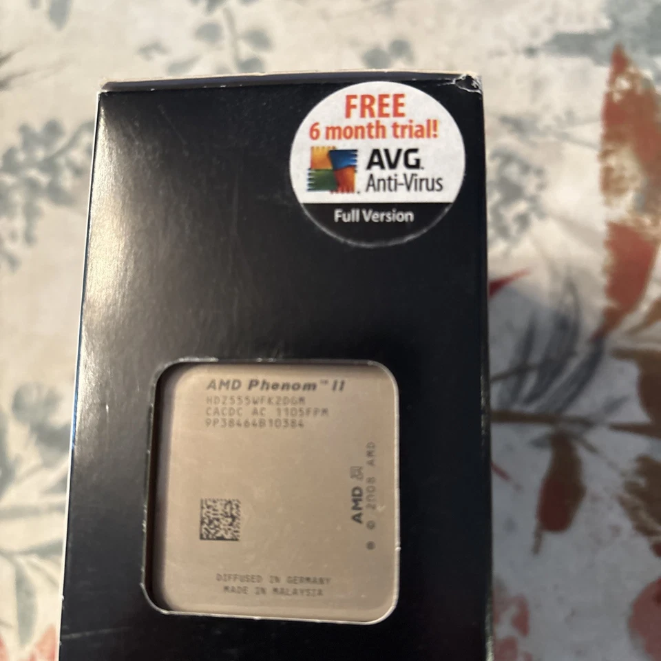 AMD Phenom II X2 555 3,2 GHz Zócalo Doble Núcleo AM3 AM2+ CPU con HSF Sin Usar Foto 2 de 4