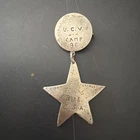 New ListingConfederate Veteran Texas Star Veteran’s Badge Pin