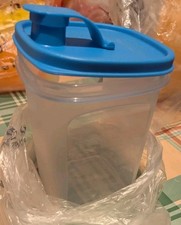 Tupperware Erfrischer Mess + Go 1,0 L  Blau NEU OVP Rarität Kanne  