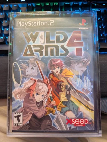 Wild Arms 4 (Sony PlayStation 2, 2006) Cib With Free Acrylic Case $20 Value