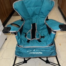 Go with Me Jubilee Portable Chair Teal Missing Top Strap and Tray Great Cond