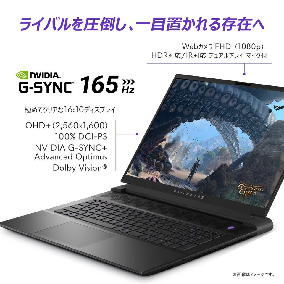 Alienware m18 R2 NAM98E-EHLBC Dark Metallic Moon RTX4070 English ...