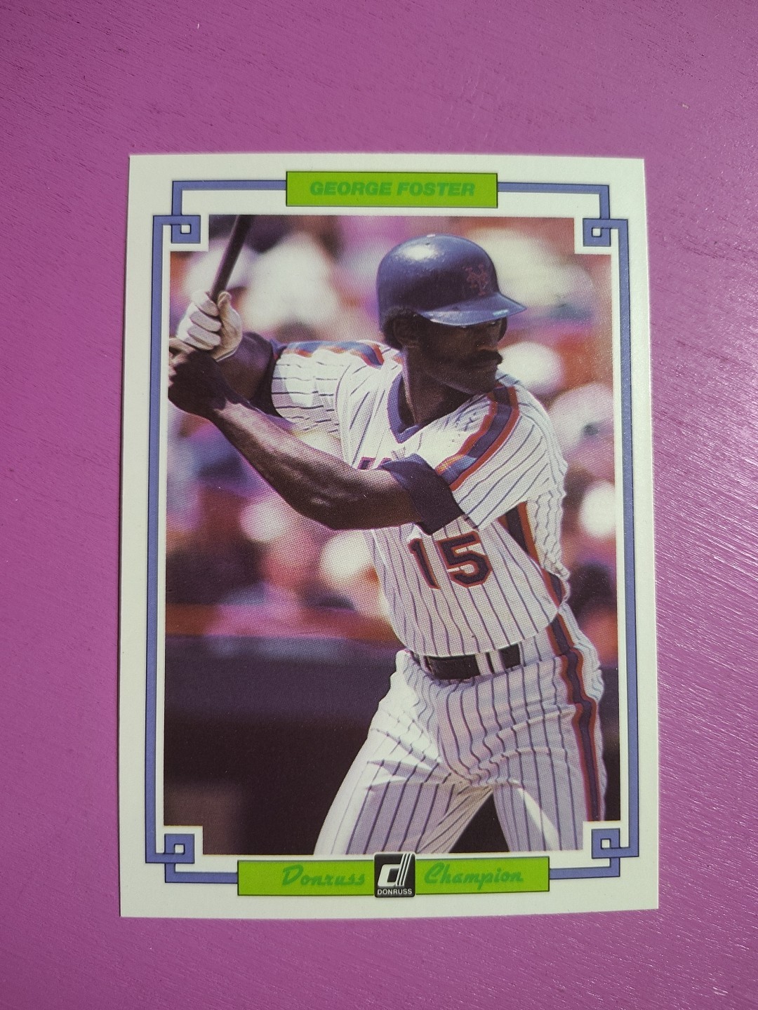 1984 Donruss Champions George Foster #2