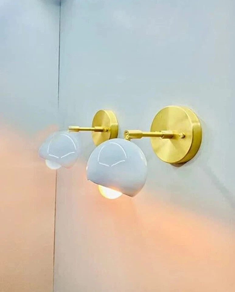 Par de apliques de pared Stilnovo italiano Diabolo años 50 mediados de siglo X-mass Foto 3 de 4