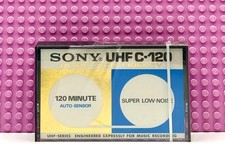 SONY VINTAGE A B UHF ULTRA HIGH FIDELITY C-90 1973 BLANK CASS TAPE 1 SEALED 