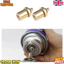 2 x Gas Refill Adapters Butane Propane Tank Filler Cylinder BBQ Outdoor Camping
