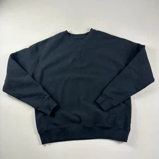 Philadelphia Phillies Sweatshirt 47 Brand Vintage Logo Fleece Mens Medium Black