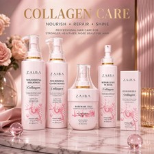Z.A.I.B.A Collagen Hair Care Set Shampoo, Conditioner Hair Repair Treatment