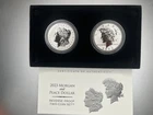 2023-S Reverse Proof Morgan and Peace Silver Dollar 2pc Set