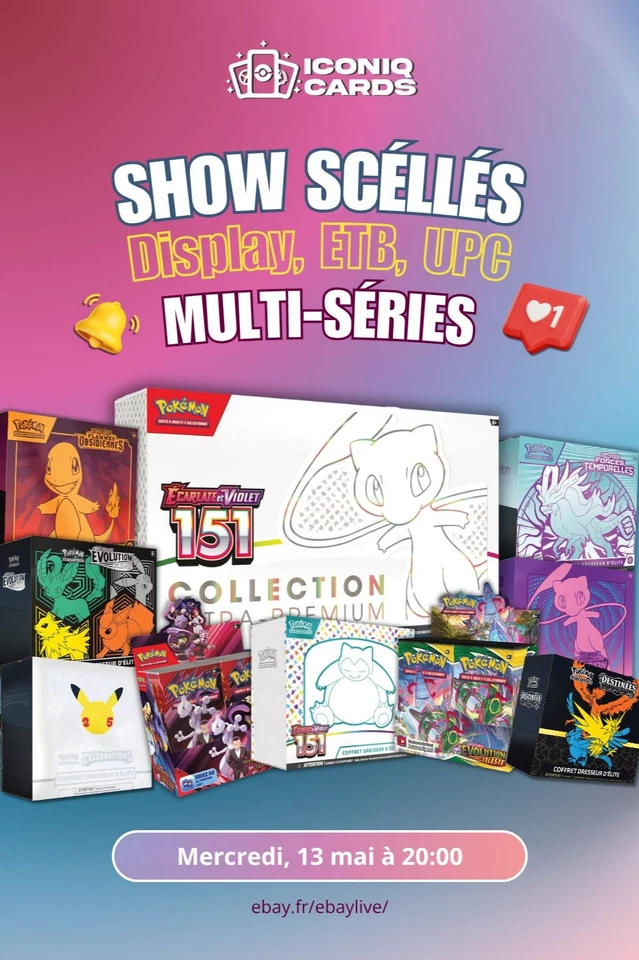 Enorme Show Scellé : Display, ETB, UPC - 1€ PDD 🔥