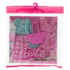 Barbie Doll Clothing, Fashion and Accessory Pack with Cottage Core Theme