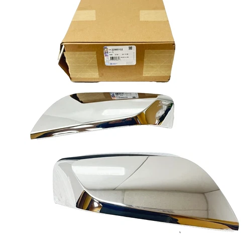 OEM Exterior Door Mirror Covers Set Chrome 2014-2020 Chevrolet Impala 22965102