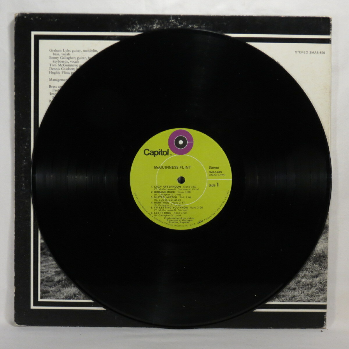 AOR CD McGuinness Flint 2アルバム McGUINNESS FLINT - S/T 1970 1st US LP EX/ NM Gallagher