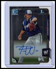 2015 Bowman #BCAP-TW Tyler Wagner Chrome Prospect Autographs