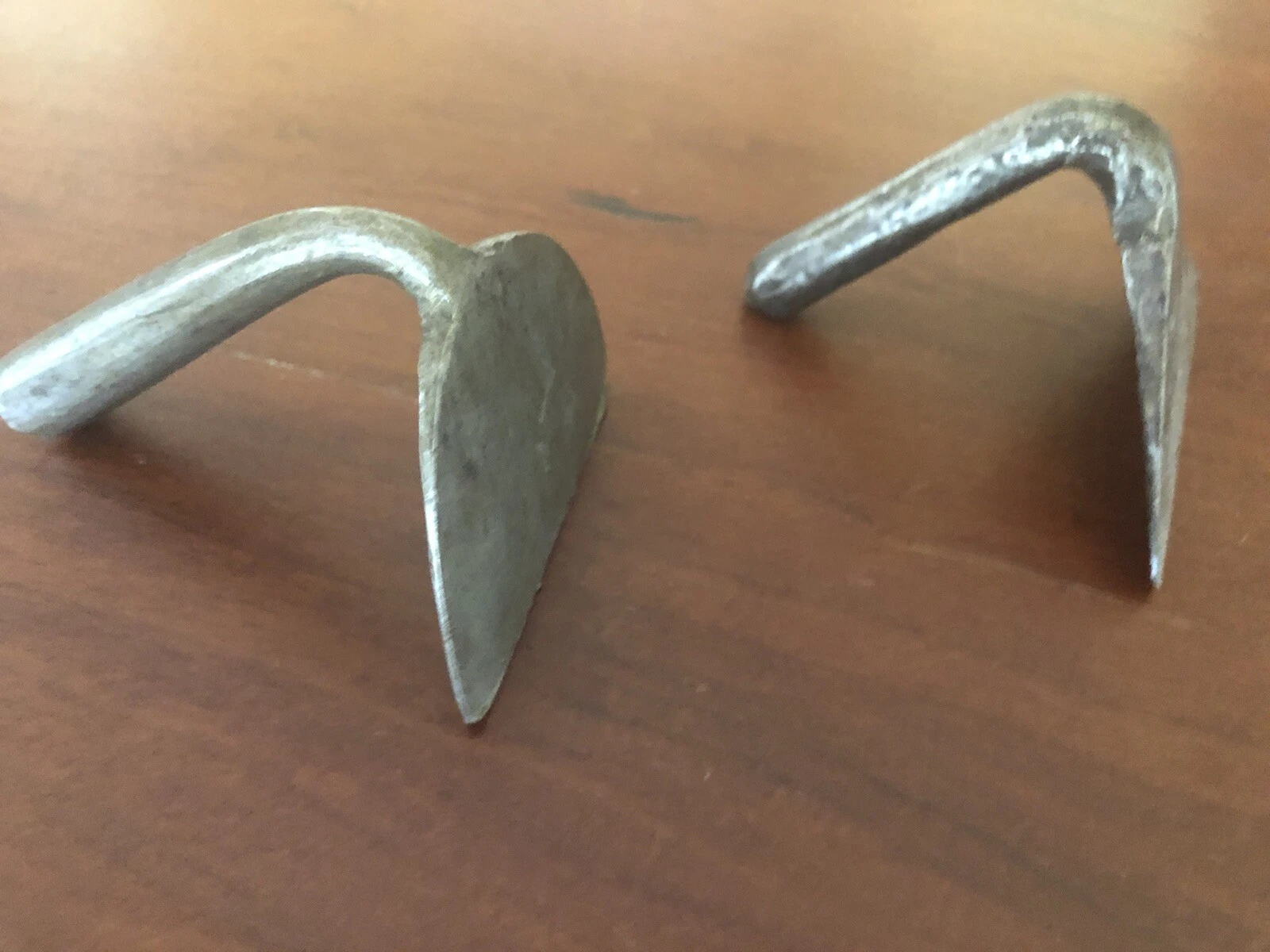 Two Antique CHILD-SIZE Early PA Hand Forged Iron Dough Scrapers-Rare
Opens in a new window or tab