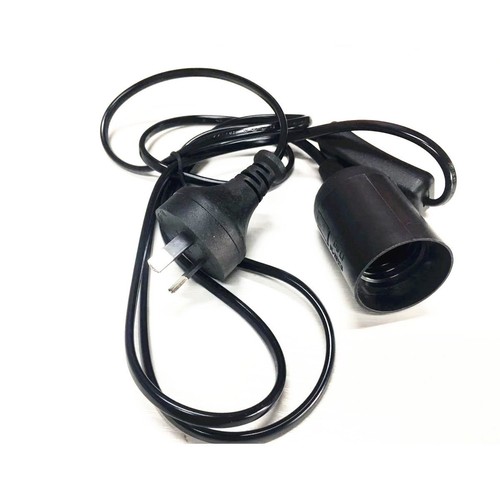 E27 Hanging Lamp Light Holder Cable Cord 220V Bulb Socket Bases With Switch 1.8M - Picture 3 of 12