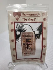 Heartwarmers Cross Stitch Be Good 218-03 Chart Glass Beads & Gold Plated Charms
