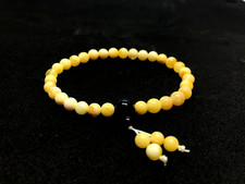 Amber Bracelet Gift Round Beads Natural Baltic Amber Bead Jewelry 4,8g 3037