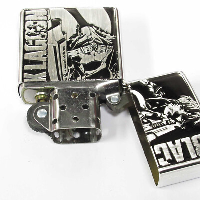 Zippo BLACK LAGOON REVY Both Sides Etching Used Finish Feeling
