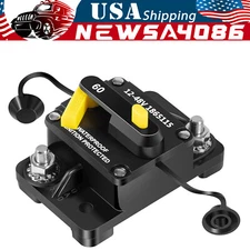 MKR-27 60 AMP Circuit Breaker 1865115 with Stainless Steel 1/4" Studs