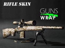 Camo Skin  Premium Vinyl Sticker for Guns Wrap Rifle dust