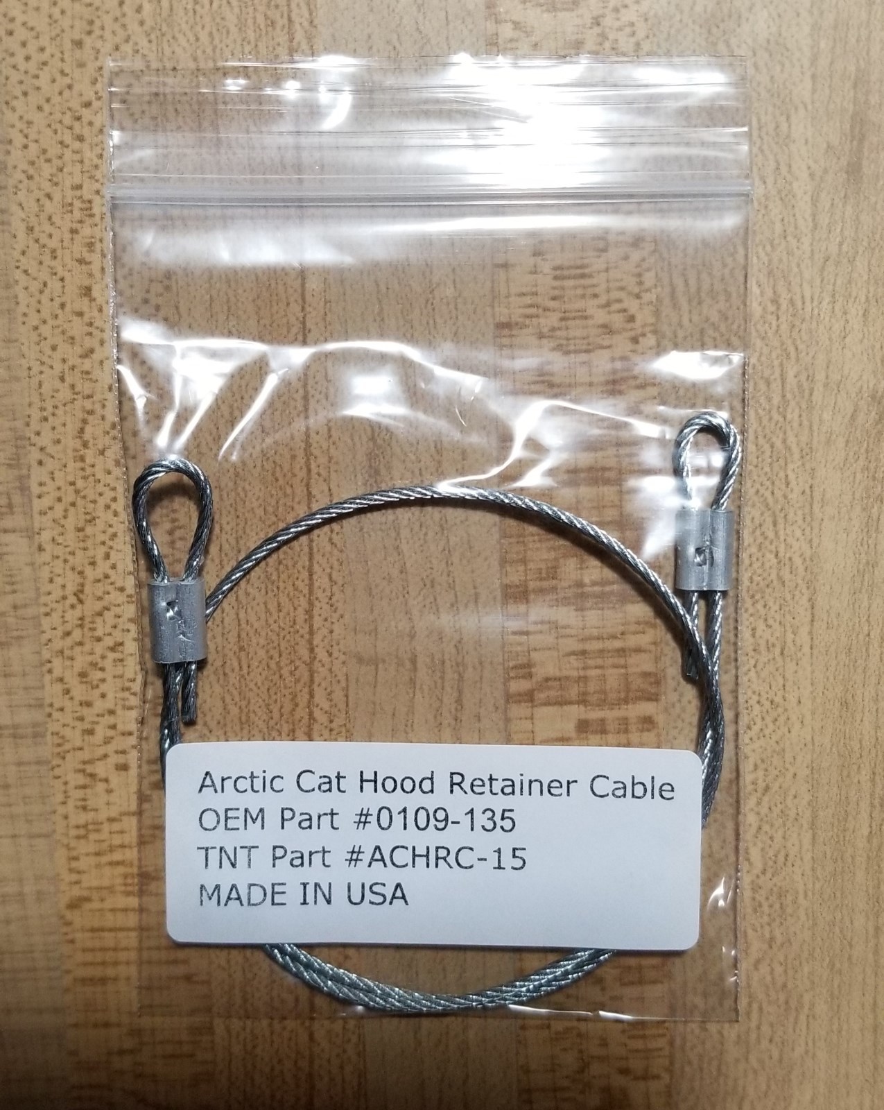 ARCTIC CAT SNOWMOBILE HOOD CABLE kitty cat Panther Puma Cheetah ext Jag