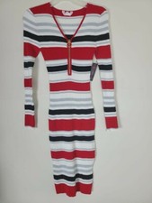 NO BOUNDARIES JUNIORS NB STRIPE METALLIC DRESS IN 2XLARGE