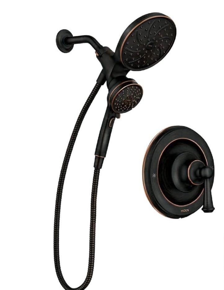 Moen 82610BRB Brecklyn 6 Spray Shower Faucet Mediterranean