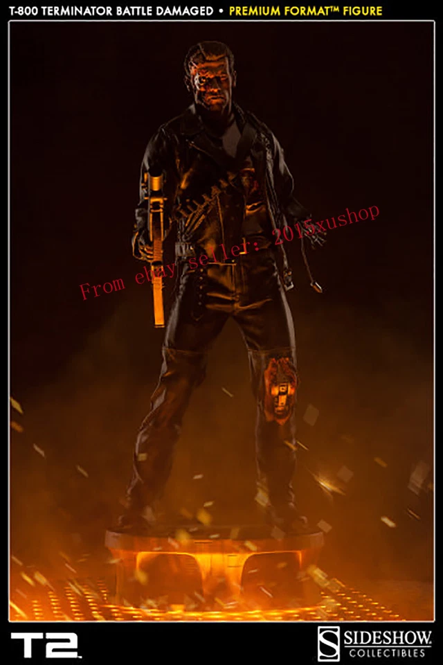 Estatua de segunda mano Sideshow Collectibles 300109 The Terminator escala 1/4 T-800 Foto 4 de 4