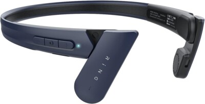   Ring Mu6 Open Ear Air Bone Conduction Headphones Wireless Bluetooth Microphone