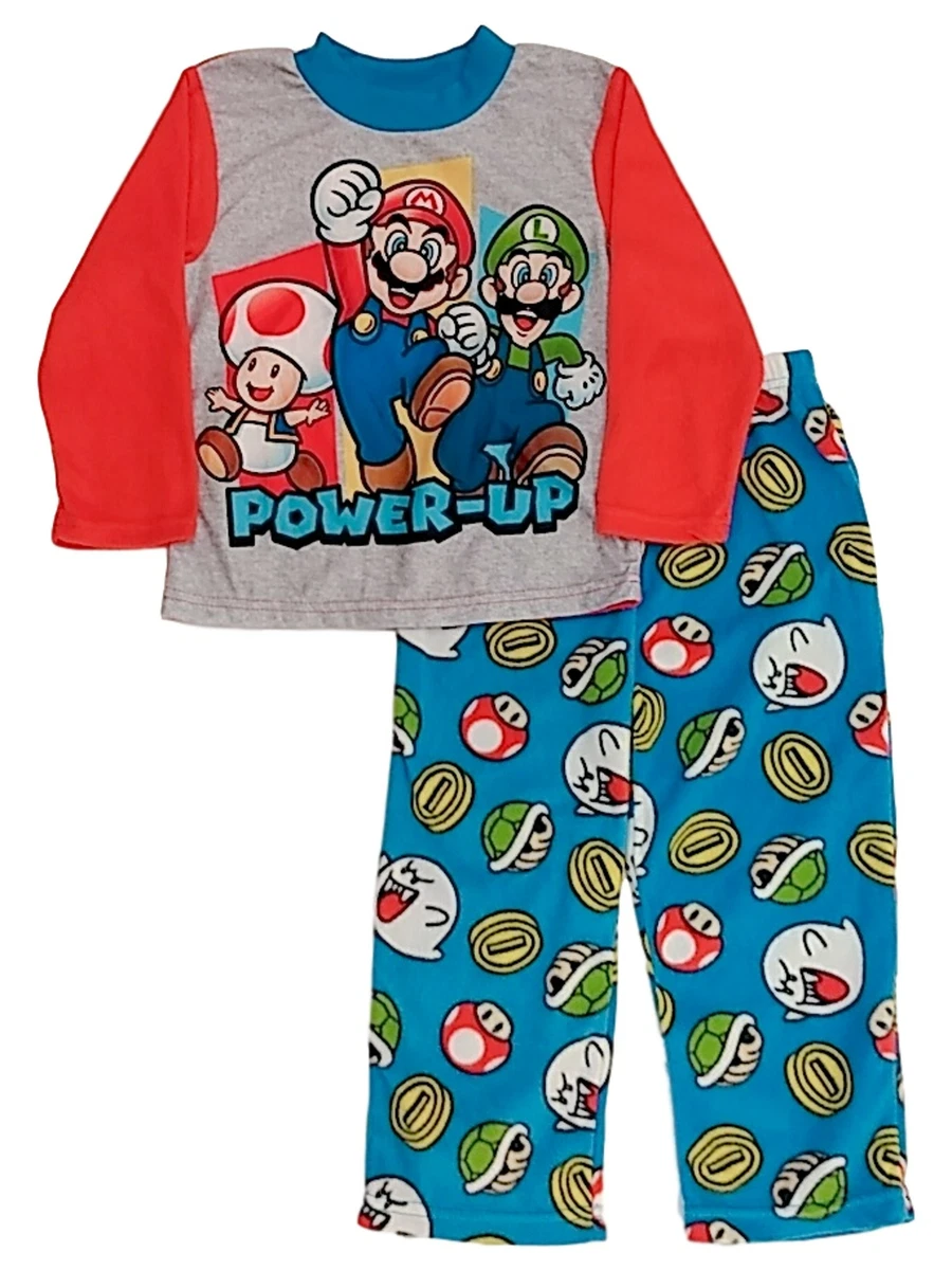 Super mario kids pajamas hot sale