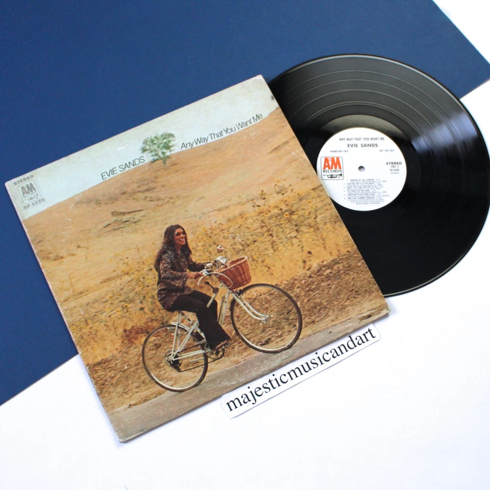 ORIGINAL 1970 PROMO EVIE SANDS FOLK PSYCH MASTERPIECE ALBUM VINYL LP VERY RARE Foto 2 de 4