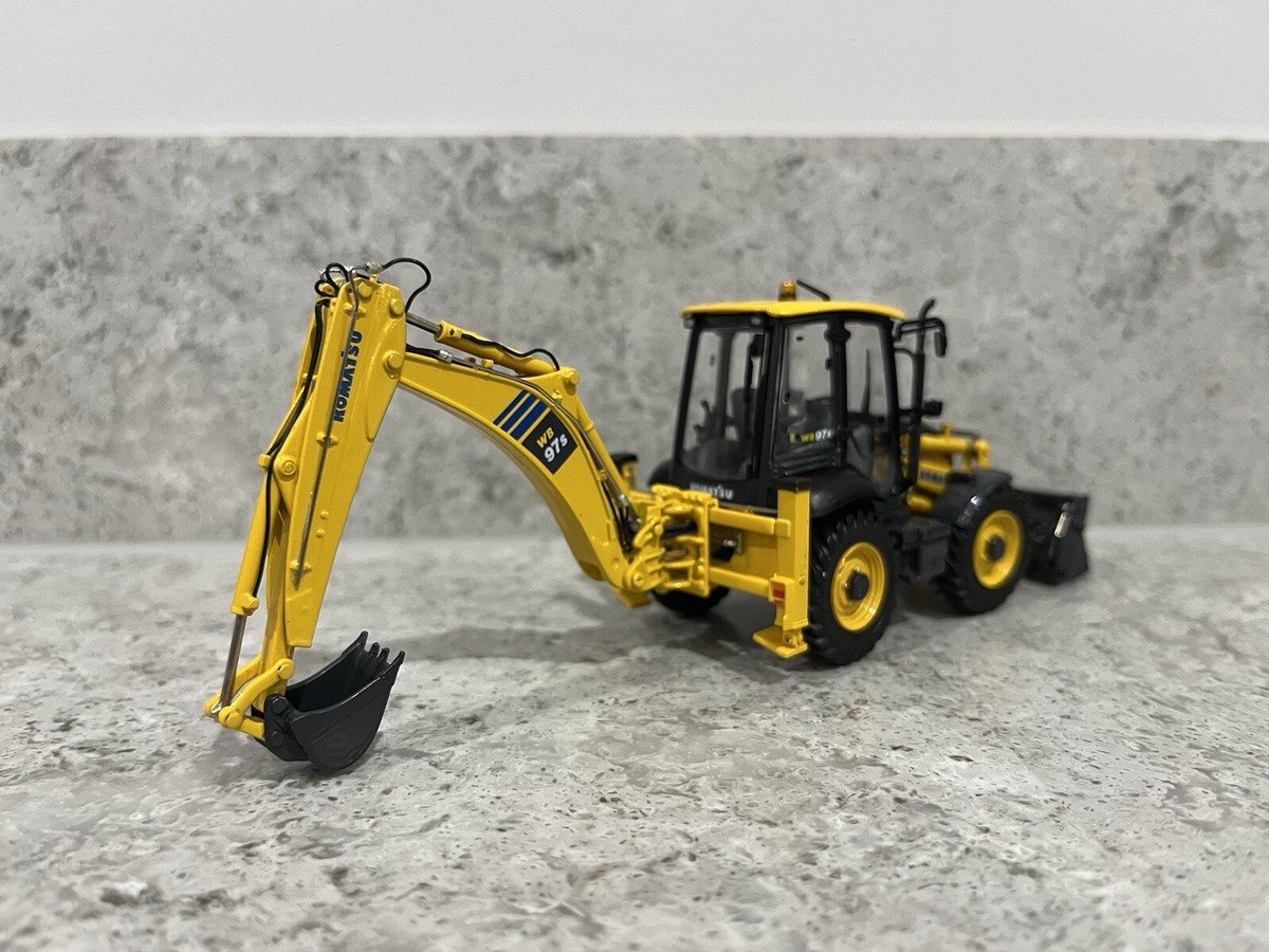 Universal Hobbies/Corgi - Komatsu WB97S-8 4WD Backhoe Loader - 1