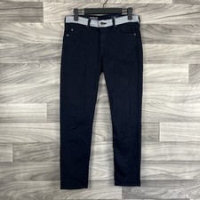 AG Adriano Goldschmied Jeans Size 26R Dark Blue The Prima Ankle Cigarette Leg