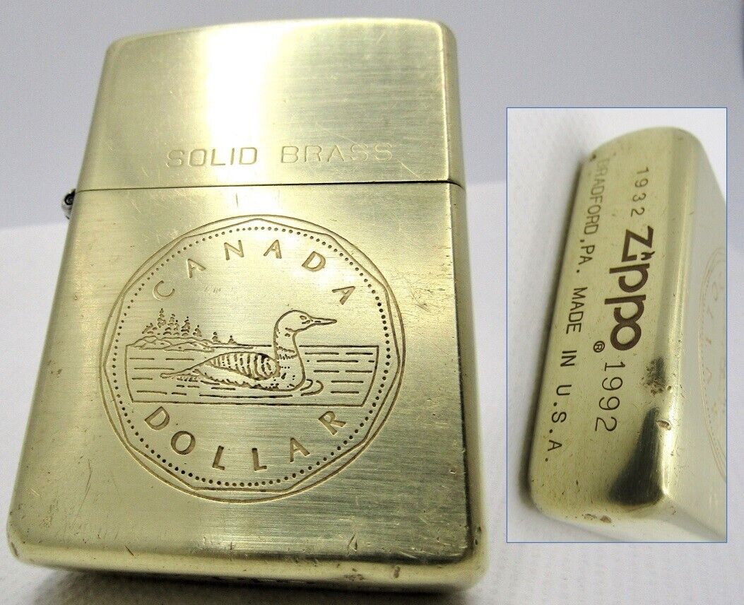 あなたにおすすめの商品 Canada eBay | rare Fired ZIPPO 1932-1992 Brass Solid Dollar その他