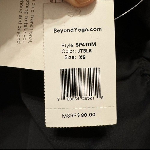 Beyond Yoga Beyond the Bump Side Ruched Racerback Maternity Tank Black Size XS - Picture 8 of 11