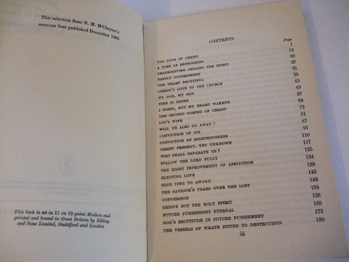 Sermons of Robert Murray M'Cheyne. Banner of Truth, 1961 - Picture 4 of 4