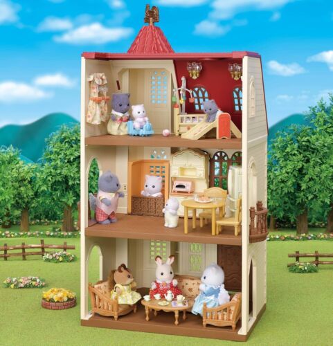 Sylvanian Families Calico Critters ha-49 Red Roof House with Elevator from Japan - Picture 4 of 10