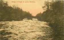Banchory Scotland Bridge Of Feugh (In Spate) OLD PHOTO