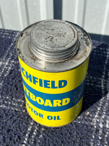 Richfield Außenborder Ölkanne Petroliana Gas & Öl Display Sammlerstück Vintage - Bild 2 von 6