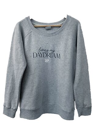 MV Sport Living My Daydream Gray Pullover Medium