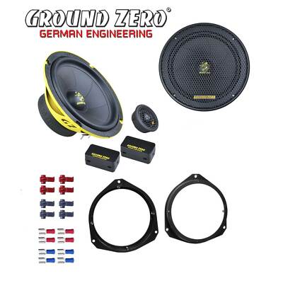 Ground Zero Auto SPL Lautsprecher System 16,5cm für Fiat Punto ab 2007