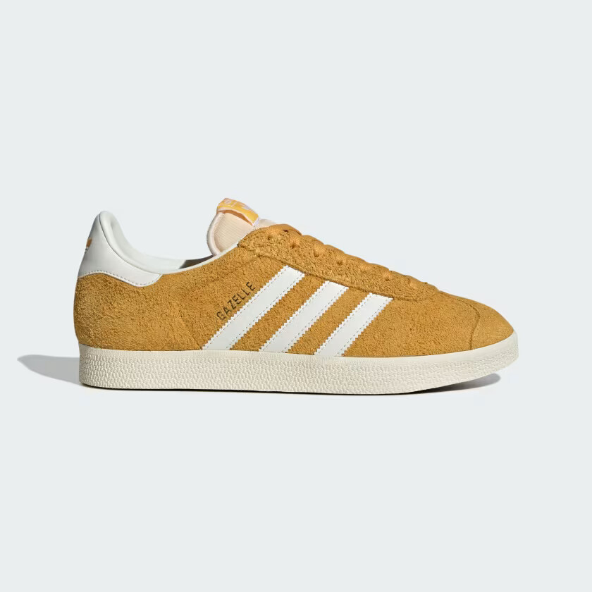кроссовки adidas Gazelle IF9654 Preloved Желтые / Темно-белые / Кремово-белые