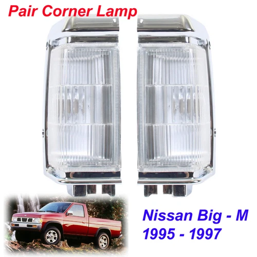 Pair Corner Lamp Light 2 Pc Fits Nissan Big - M 993 Pickup Truck 1995 - 1997
