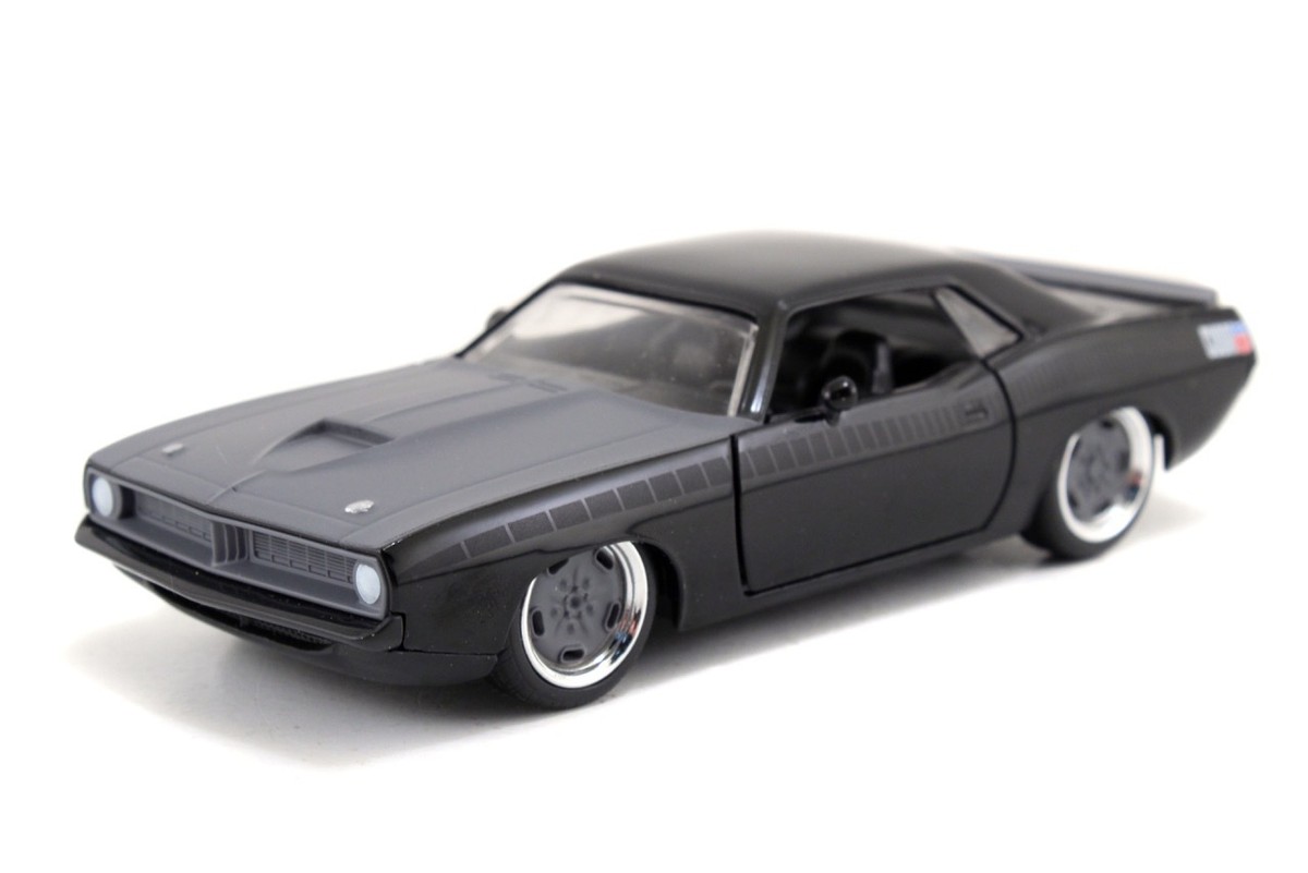 I*2様 1970 Plymouth Barracuda プラモデルキット 1970 Plymouth Cuda Green with Black 1/25 Diecast Model Car