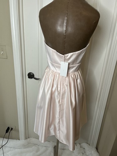 Allure Bridal Baby Pink Ruffled Halter Top Dress - Picture 9 of 12