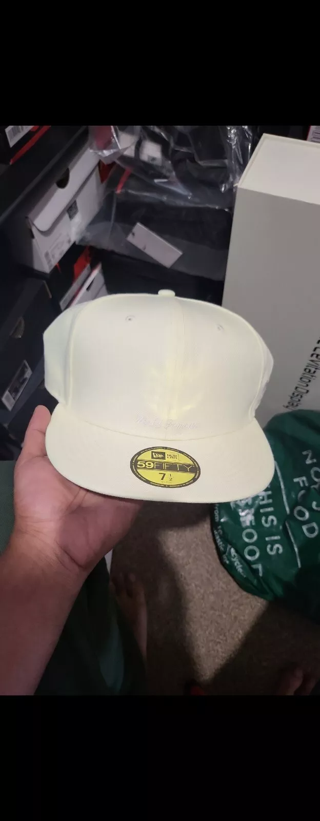 Casquette marine Supreme BOGO logo New Era 7 1/2 FW20 *AFFRANCHISSEMENT RAPIDE*