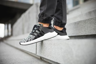 Adidas Equipment EQT Support Boost 93-17 Black White Glitch Adidas Equipment EQT Support Boost 93-17 Black White Glitch