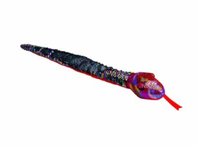 Wild Republic - Sequin Snake - Rainbow - Color Changing Silver to Rainbow - 36''